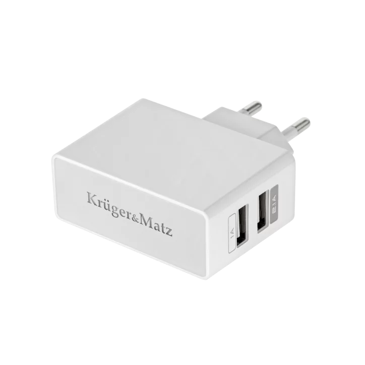 Ładowarka dualUSB Kruger&Matz 2100mA