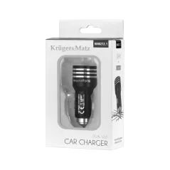 Ładowarka samochodowa Kruger&Matz 2xUSB 4800 mA