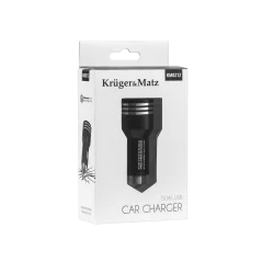 Ładowarka samochodowa Kruger&Matz 2xUSB 4800mA z funkcją Quick Charge 3.0