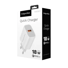 Ładowarka sieciowa Kruger&Matz z funkcją Quick Charge