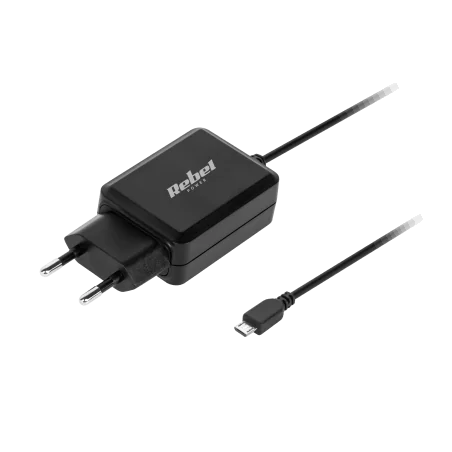 Ładowarka sieciowa microUSB 2100 mA Rebel