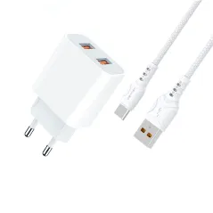 Ładowarka sieciowa microUSB 2400 mA