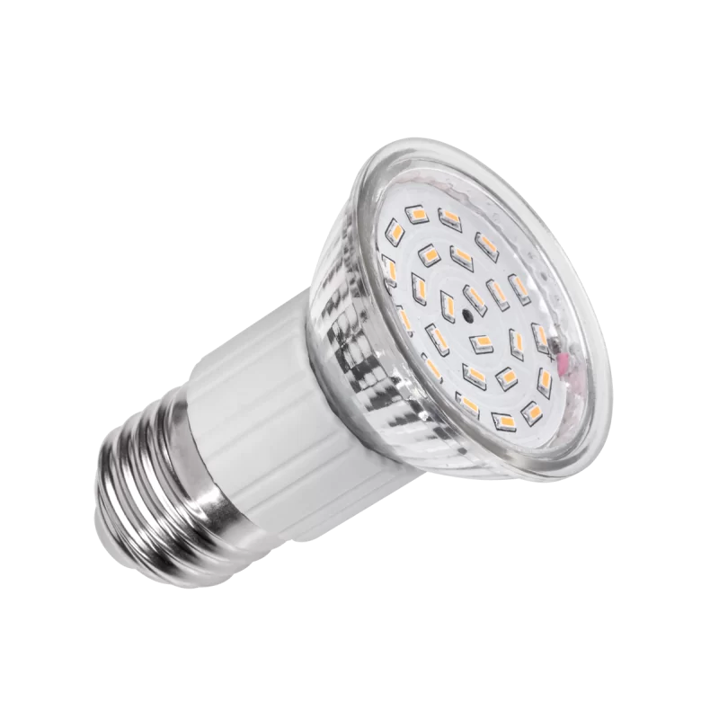 Lampa LED (24x3014 SMD) 4.5W, E27, 3000K, 230V (szklana obudowa)