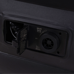 Wysoki pompowany materac AVENLI z wbudowaną pompką 196x97x47