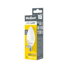 Lampa LED Rebel świeca 8W, E14, 3000K, 230V
