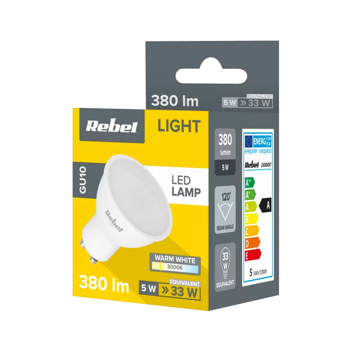 Lampa LED Rebel, GU10 5W, 3000K, 230V