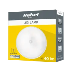 Lampa nocna LED akumulatorowa z magnesem 5V, 0.6W