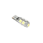 Lampa samochodowa LED T10, 9 x SMD5050, 12V, biała