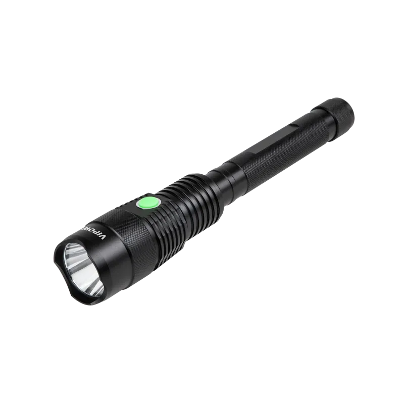 Latarka 10W z funkcją power banka oraz gniazdem i kablem USB