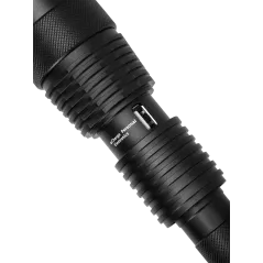 Latarka 10W z funkcją power banka oraz gniazdem i kablem USB