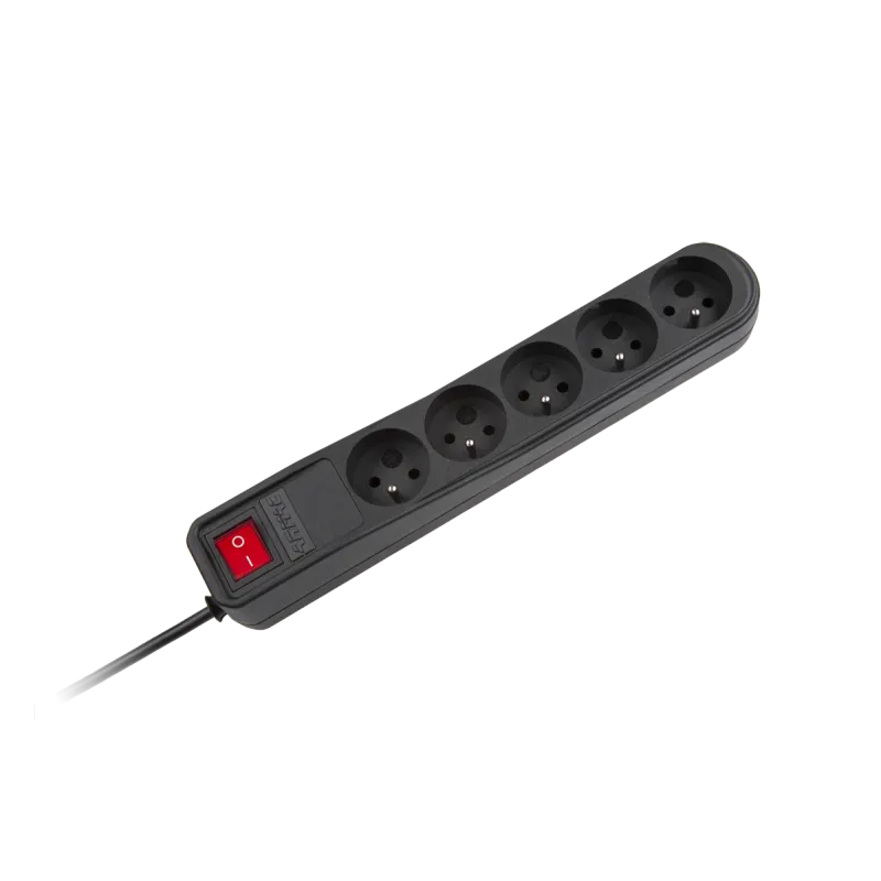 Listwa zasilająca A-5 1.5m czarny Armac