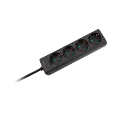 Listwa zasilająca Rebel 4 gniazda typu niemieckiego - 3m (1,5mm) bez przełącznika