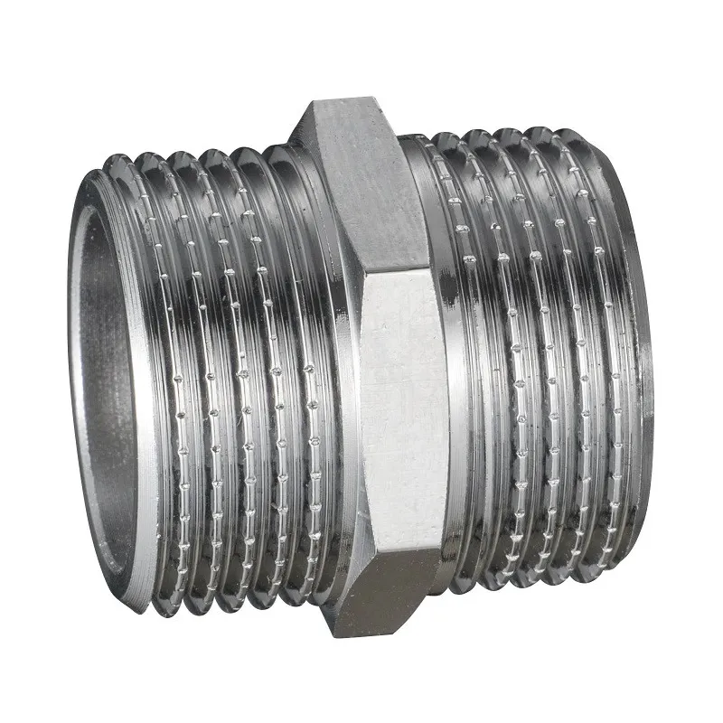 Nypel chrom 3/8" Nypel chrom 3/8"