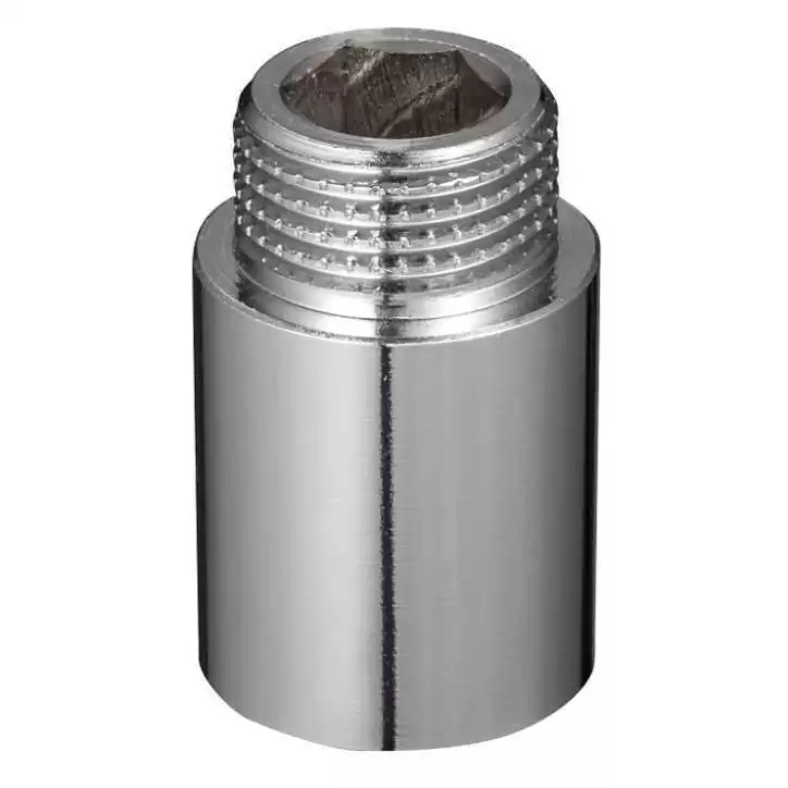 Przedłużka chrom poler 3/4"GZ x 3/4"GW x 50 Przedłużka chrom poler 3/4"GZ x 3/4"GW x 50