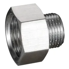 Redukcja nyplowa mufowa chrom 3/4"GWx3/8"GZ