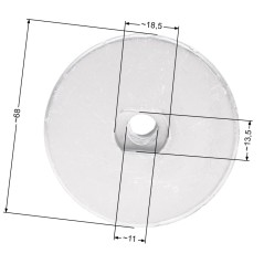 Adapter kosiarki Castel Garden PAN504 22.2mm