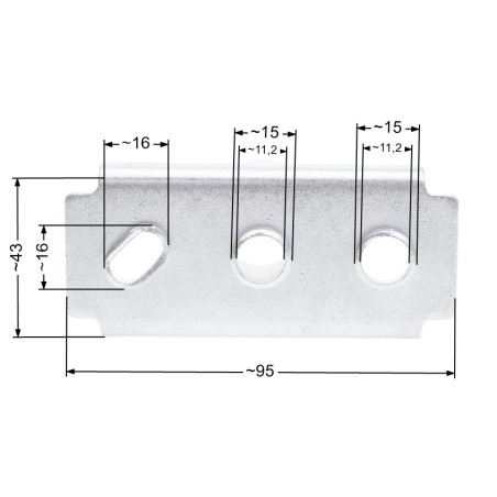 Adapter kosiarki NAC S460V C460VH wał 22.2mm bez nacięcia na seger