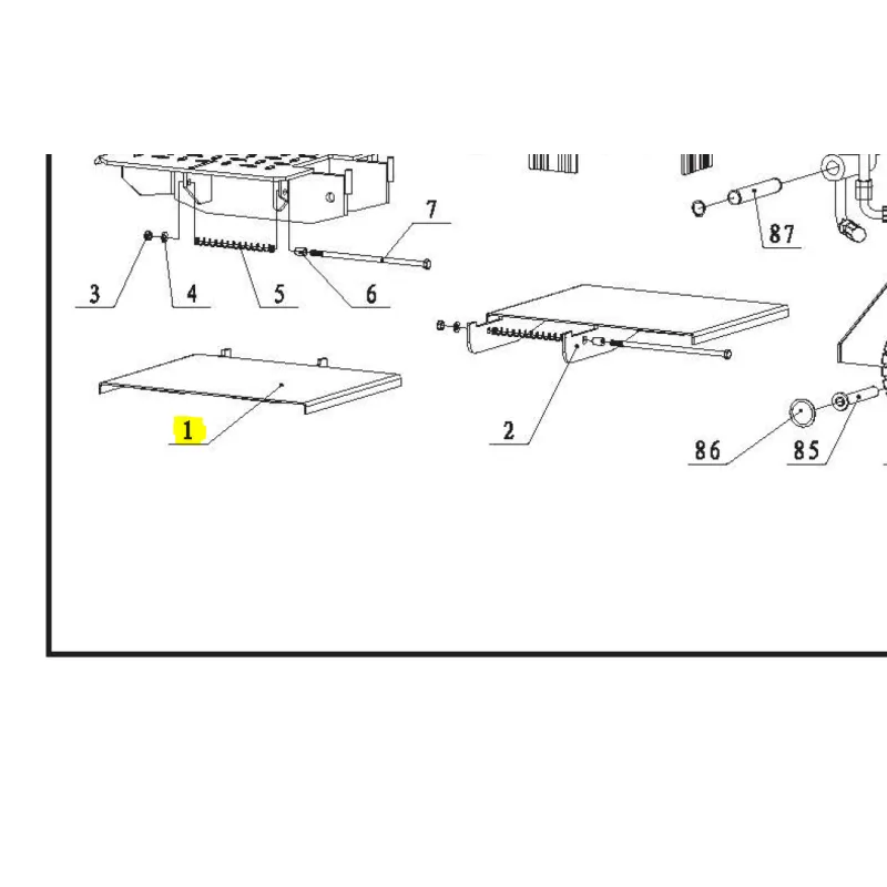 Opěrný držák klády Cedrus pro štípačku LS07V Opěrný držák klády Cedrus pro štípačku LS07V