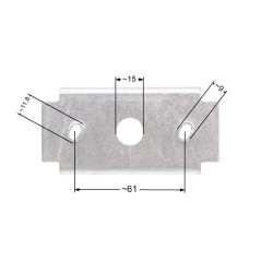 Adapter kosiarki Hortmasz Castorama MacAllister Daye Dym wys.32.5mm 22.2mm kosiarki marketowe