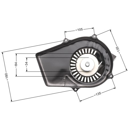 Rozrusznik Black&Decker Castorama agregaty chińskie 2-suw metalowe zabieraki