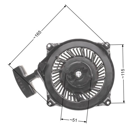 Rozrusznik B&S Quantum zam. 496650 495766 494846 497830