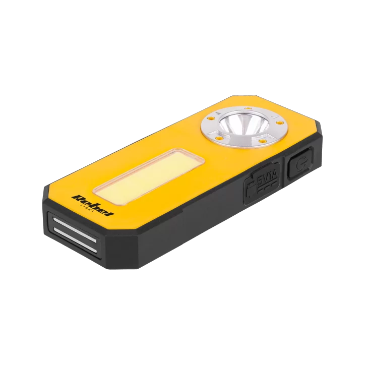 Mini akumulatorowa lampa warsztatowa (3W COB + 3W LED)