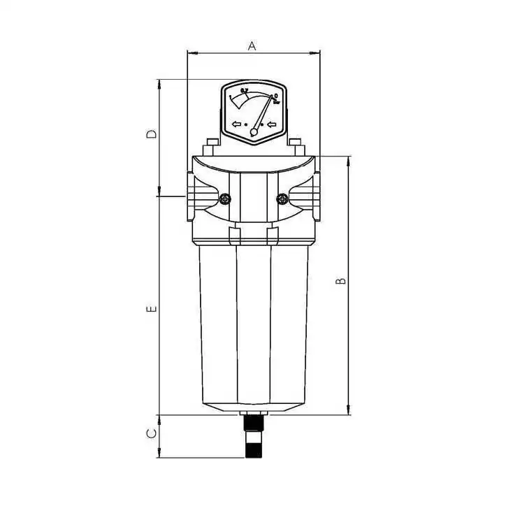 ATS FGO34 H-FILTR 1/2" 0,01 micron max. 16bar 600 l/min mechaniczno-koalescencyjny olej