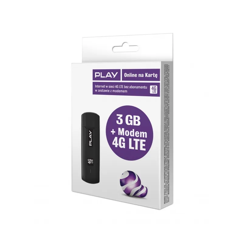 Modem HUAWEI E3372 LTE + starter 3GB PLAY Modem HUAWEI E3372 LTE + starter 3GB PLAY