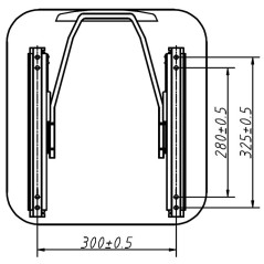 Siedzenie operatora 460x465x590 mm