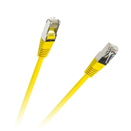 Patchcord S/FTP cat.6A 3m żółty