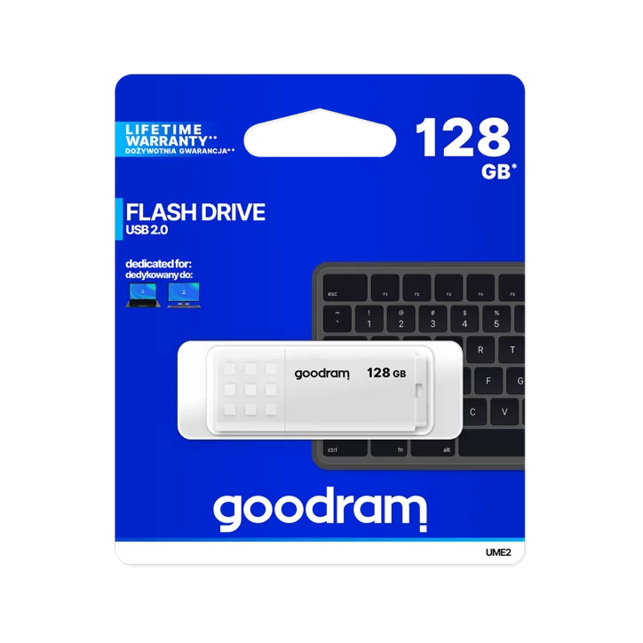 Pendrive Goodram USB 2.0 128GB biały