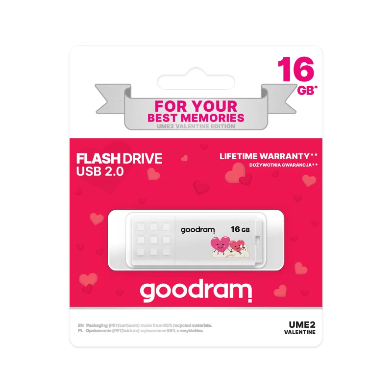 Pendrive Goodram USB 2.0 16GB Valentine