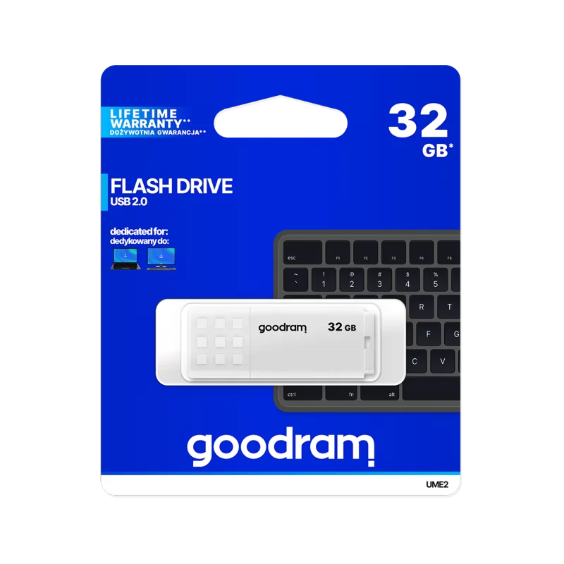 Pendrive Goodram USB 2.0 32GB biały