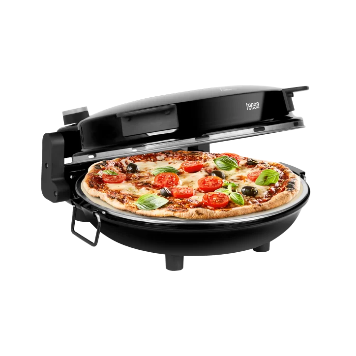 Piec do pizzy TEESA SUPREME, 1200 W, 32 cm , okienko , wyjmowany kamień