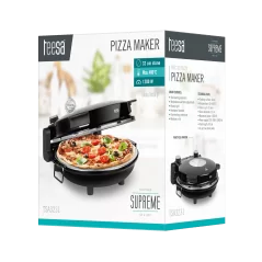 Piec do pizzy TEESA SUPREME, 1200 W, 32 cm , okienko , wyjmowany kamień