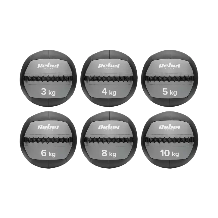 Piłka lekarska do ćwiczeń 10 kg REBEL ACTIVE