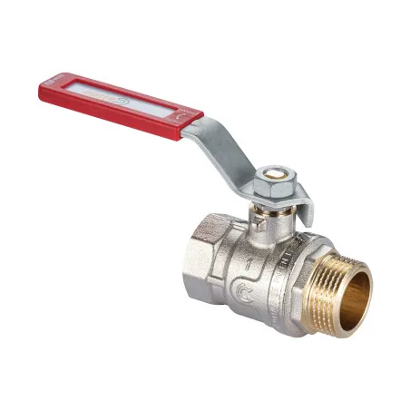 Seria S30 zawór wodny kulowy GW/GZ 1" Calido – dźwignia z okienkiem