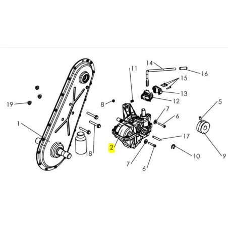 Przekładnia biegów Pubert Aro CZĘŚĆ ORYGINALNA