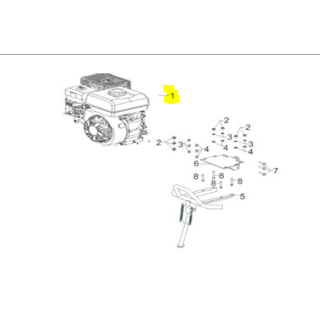 Silnik Rato R390 Cedrus glebogryzarka GL06