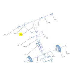 Kierownica Cedrus koparka łańcuchowa CEDKP01