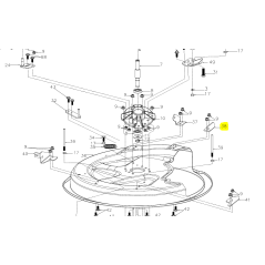 Prawe mocowanie Cedrus traktorek C-TRAC-65MC