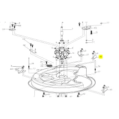 Prawe mocowanie Cedrus traktorek C-TRAC-65MC