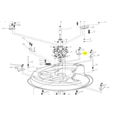 Lewe mocowanie Cedrus traktorek C-TRAC-65MC