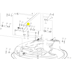 Zaczep tył Cedrus traktorek C-TRAC-65MC