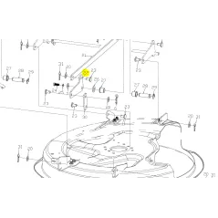 Zaczep tył Cedrus traktorek C-TRAC-65MC