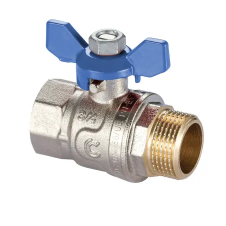 Seria S30N - zawór wodny kulowy 1/2" GW/GZ z motylkiem Calido