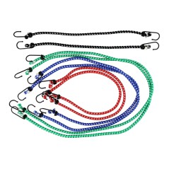 Ściągacze elastyczne do bagażu, zestaw 8 szt.