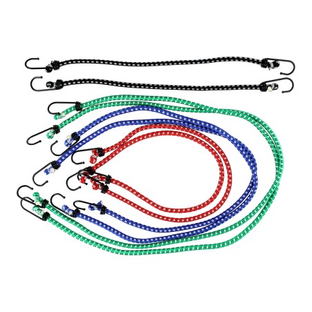 Ściągacze elastyczne do bagażu, zestaw 8 szt.