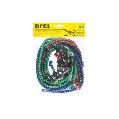 Ściągacze elastyczne do bagażu, zestaw 8 szt.