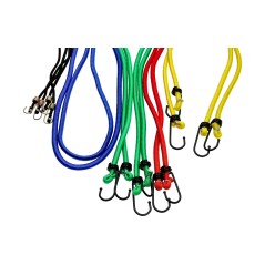 Ściągacze elastyczne do bagażu, zestaw 12 szt., słoik